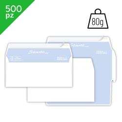 Buste commerciali senza finestra Silver 80g 110x230mm bianco conf.500