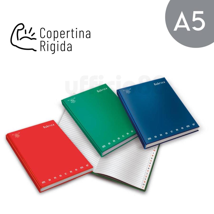 Rubrica Alfabetica Cartonata, 96 Pagine, Vari Colori acquista in