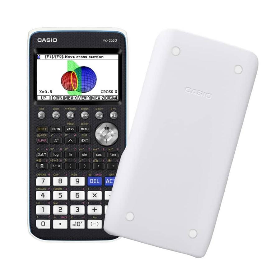 Calcolatrice grafica CASIO FX-CG50 9x18cm senza CAS con oltre 65.000  colori. Ammessa alla Maturità. Nera