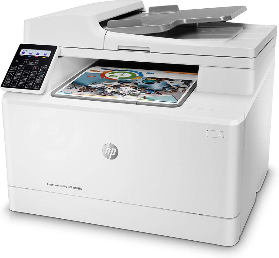 Stampante multifunzione HP LaserJet Pro MFP M183fw Fax fronte
